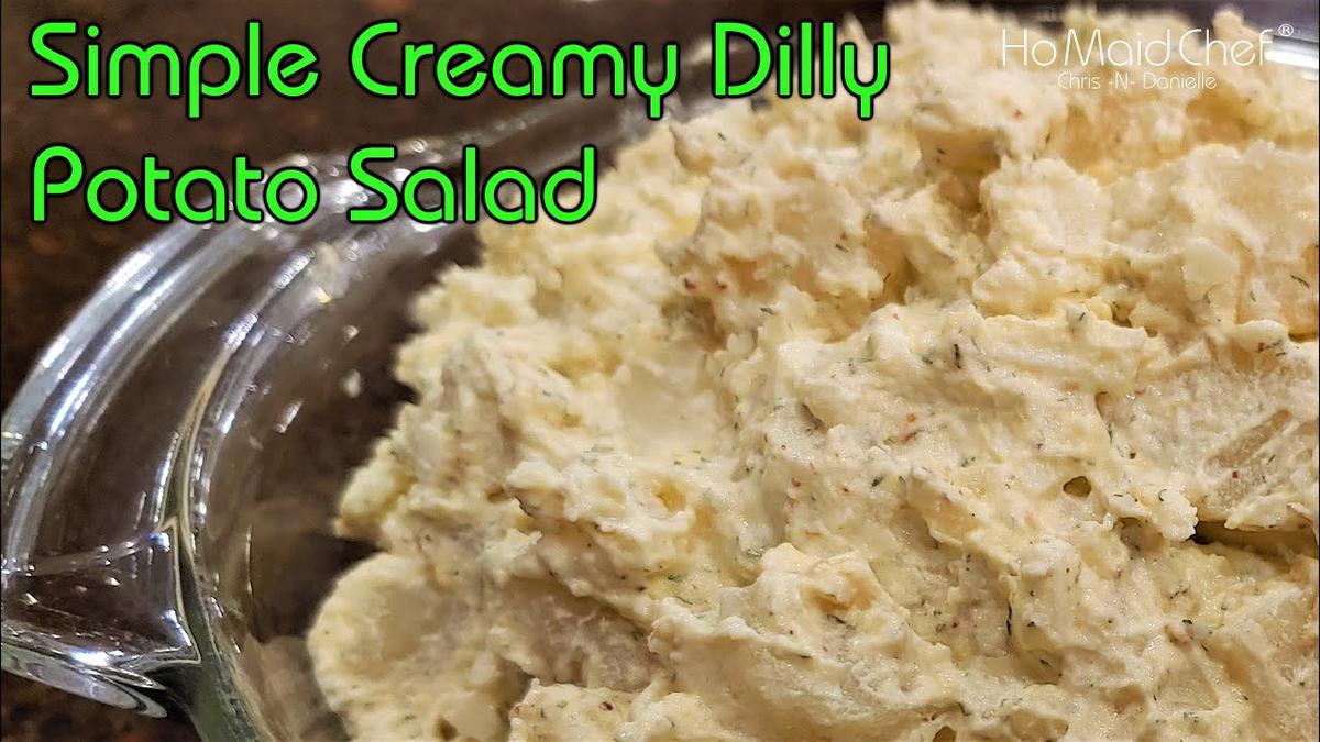 'Video thumbnail for Simple Creamy Dilly Potato Salad | Dining In With Danielle'