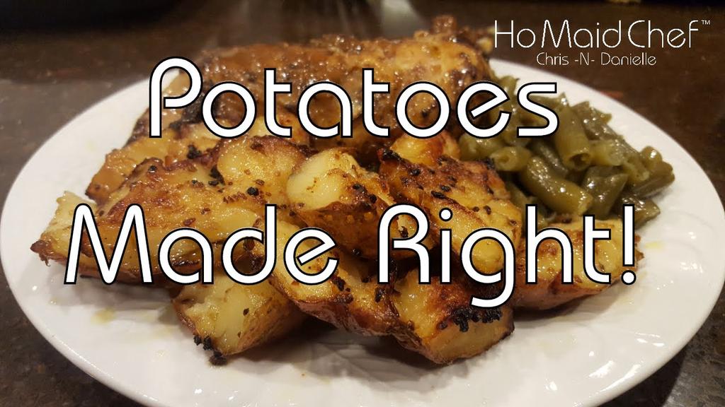 'Video thumbnail for Smashed Garlic Lemon Crispy Potatoes || Dining In With Danielle'