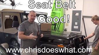 'Video thumbnail for Review and Instal Seat Belts In Jeep Wrangler from Quadratec Short'