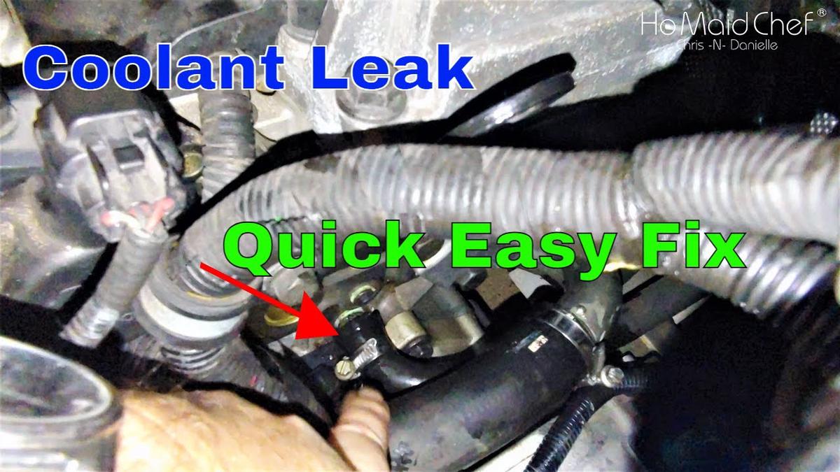 'Video thumbnail for Fix Engine Coolant Hose Leak On The Cheap'