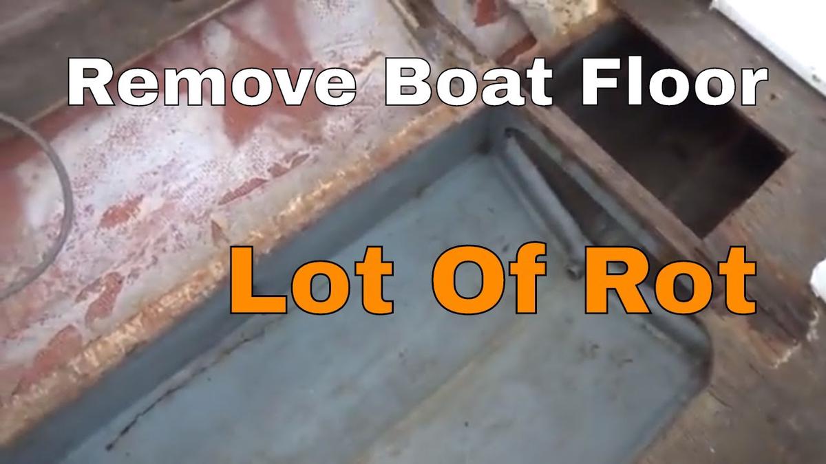 'Video thumbnail for Removed Rotted Floor Going Over What Else We Found Wrong  EP #7 || Bayliner Bowrider 175'