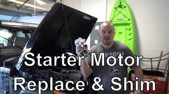 'Video thumbnail for How to Change and Shim a Starter Motor  || Jeep Mods E12'