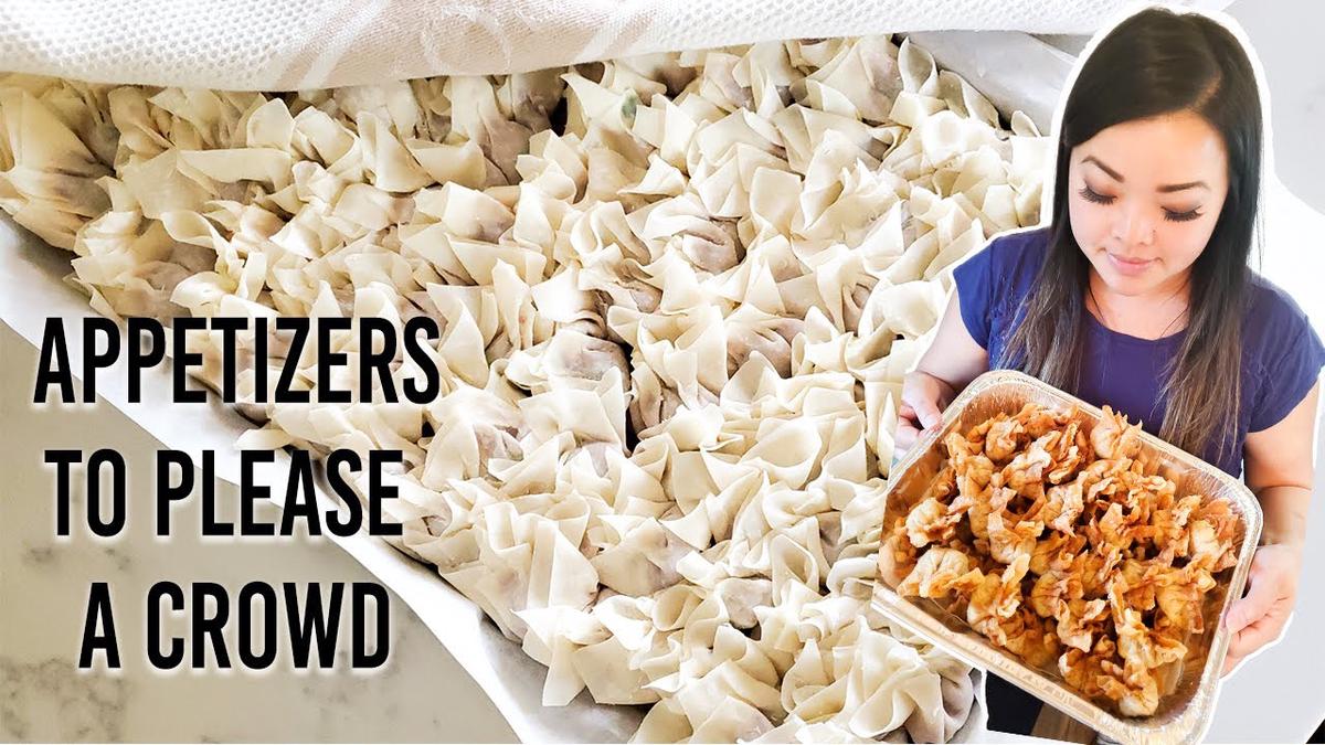 'Video thumbnail for Easy Crispy Fried Wontons'