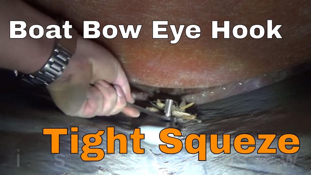 'Video thumbnail for Repairing Bow Eye Hook On Boat EP #25 || Bayliner Bowrider 175'