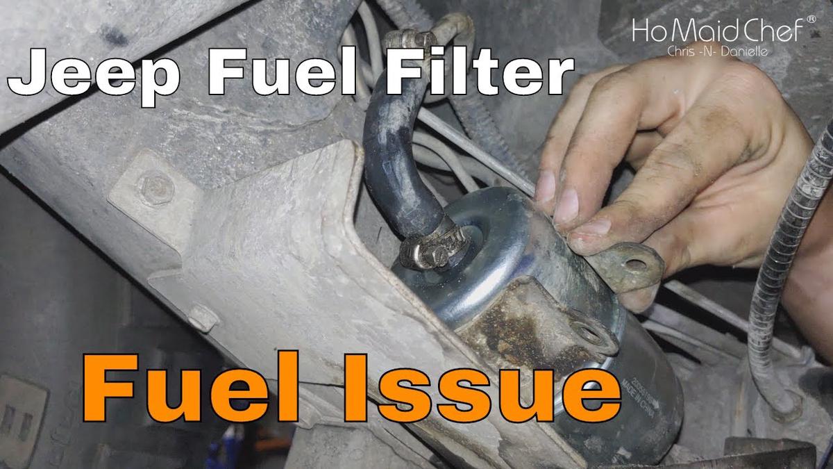'Video thumbnail for How To Replace Fuel Filter || Jeep Sputtering E08'