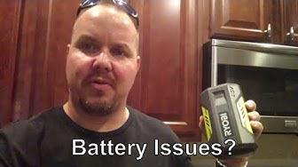 'Video thumbnail for Ryobi 40 Volt Battery Issues and Run-In with HomeDepot'