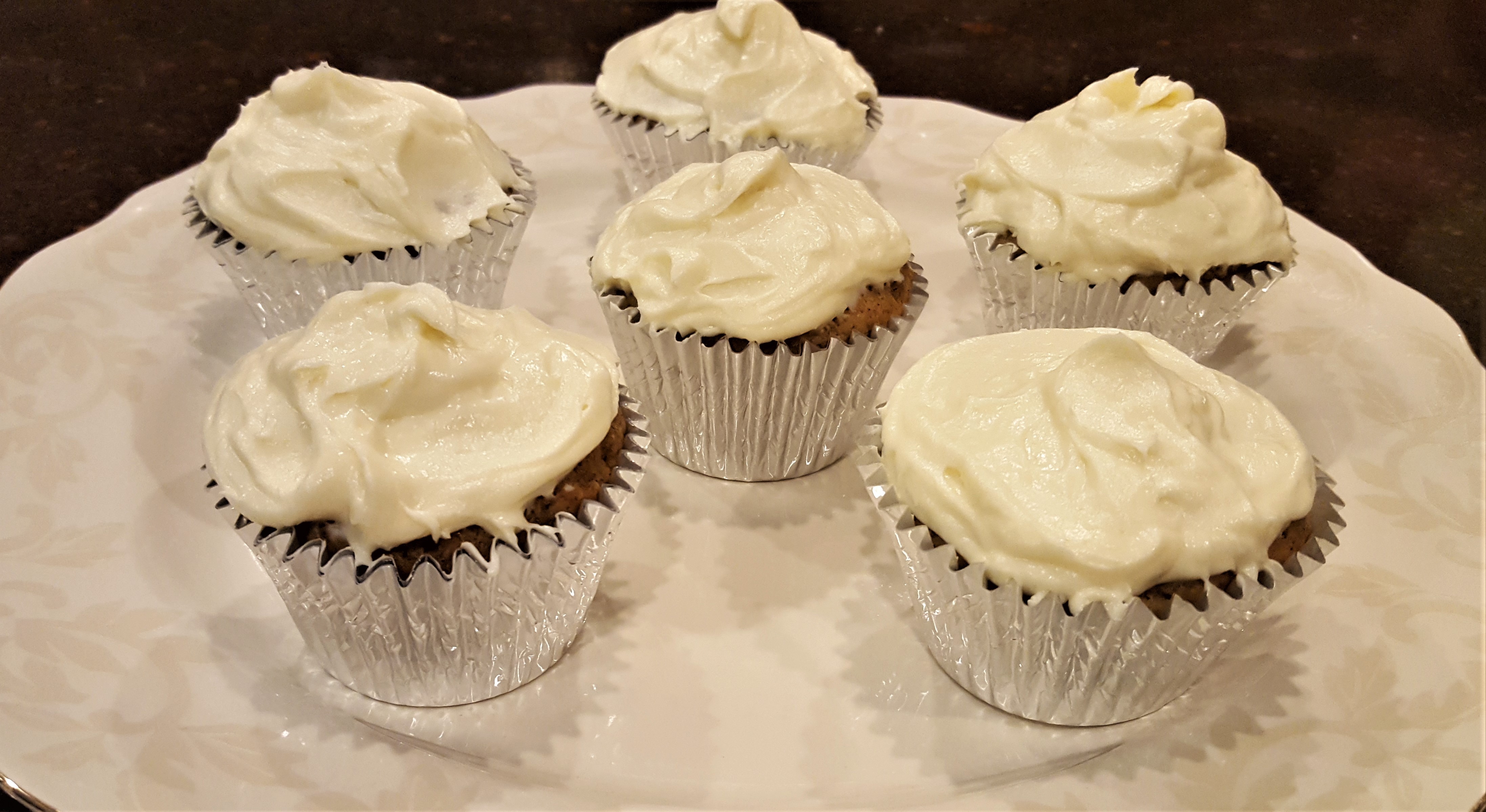 Banana Cupcakes smothered in Butter Cream Cheese Frosting! cupcakes