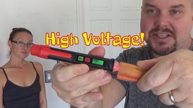Review Non-Contact Voltage Detector LCD Pen - Chris Does What
