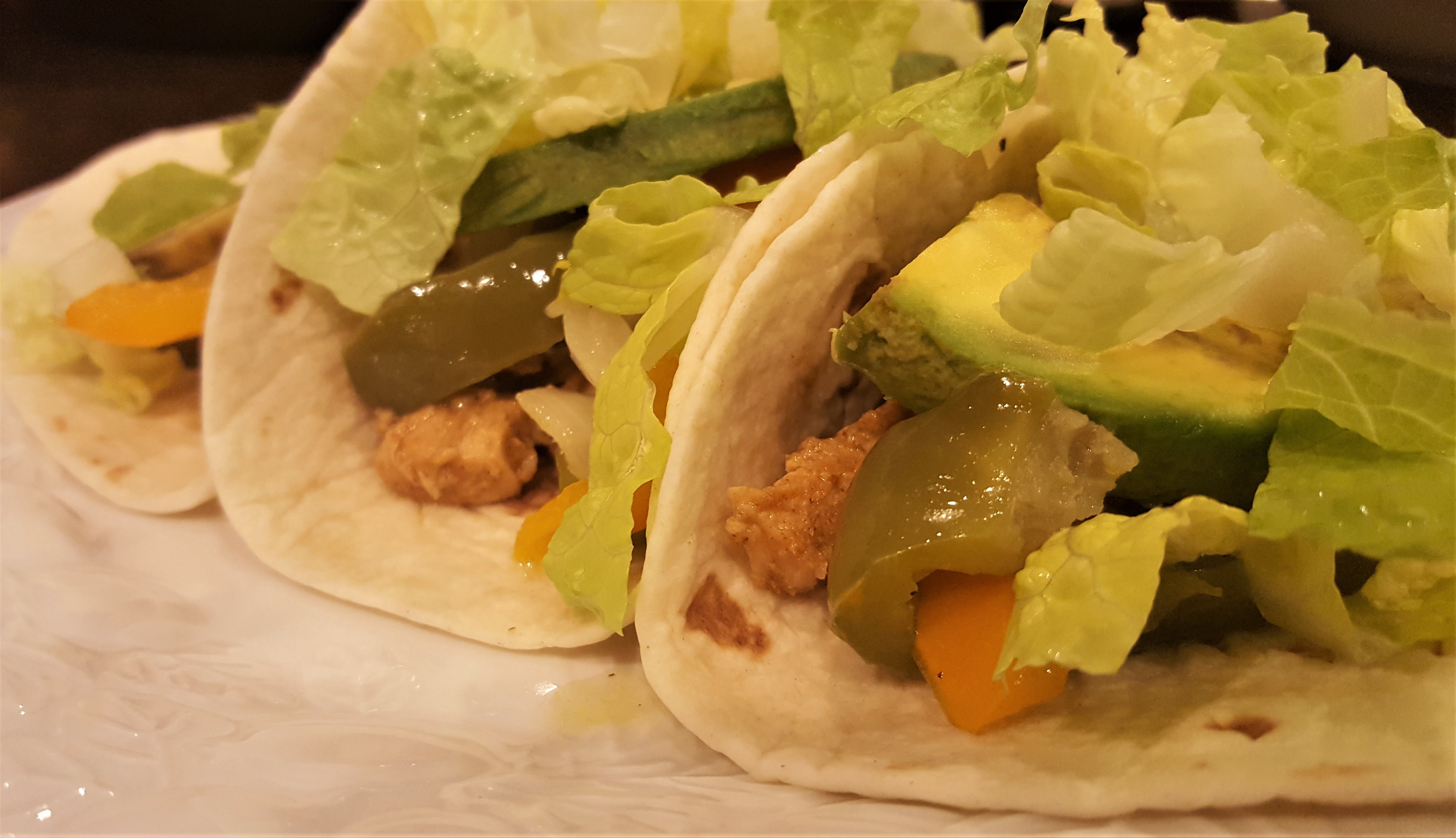 Cilantro Lemon Chicken Fajitas! fajitas