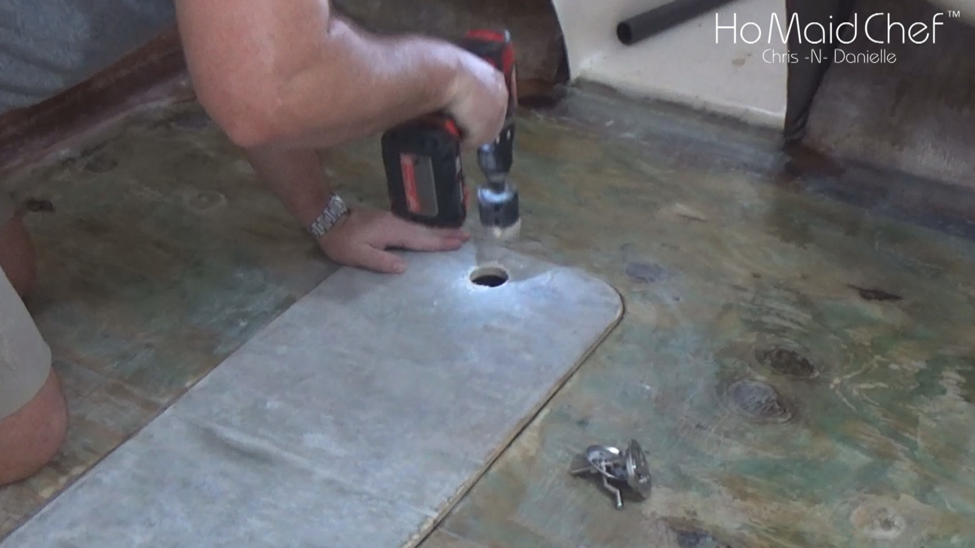 Drilling hole for Ski Locker Latch