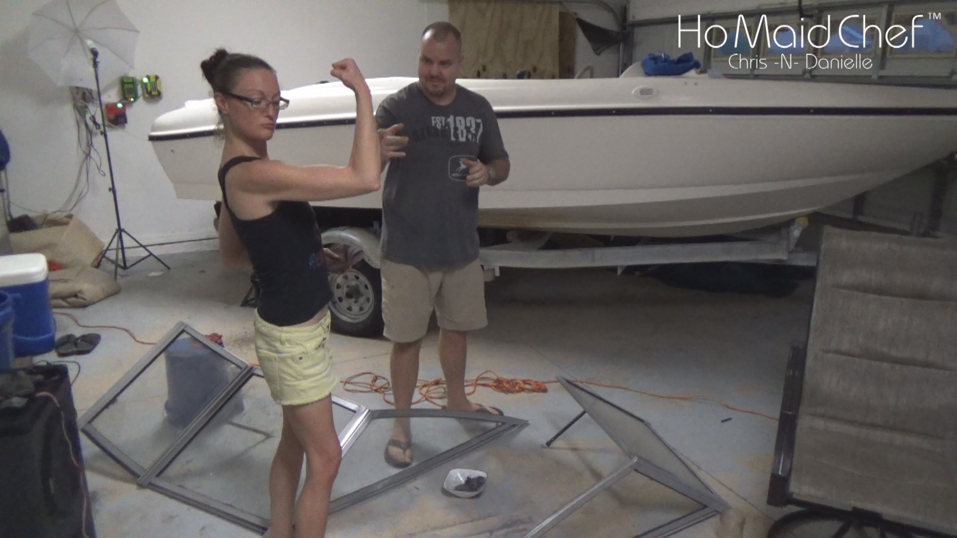 Danielle Restores Boat Windows