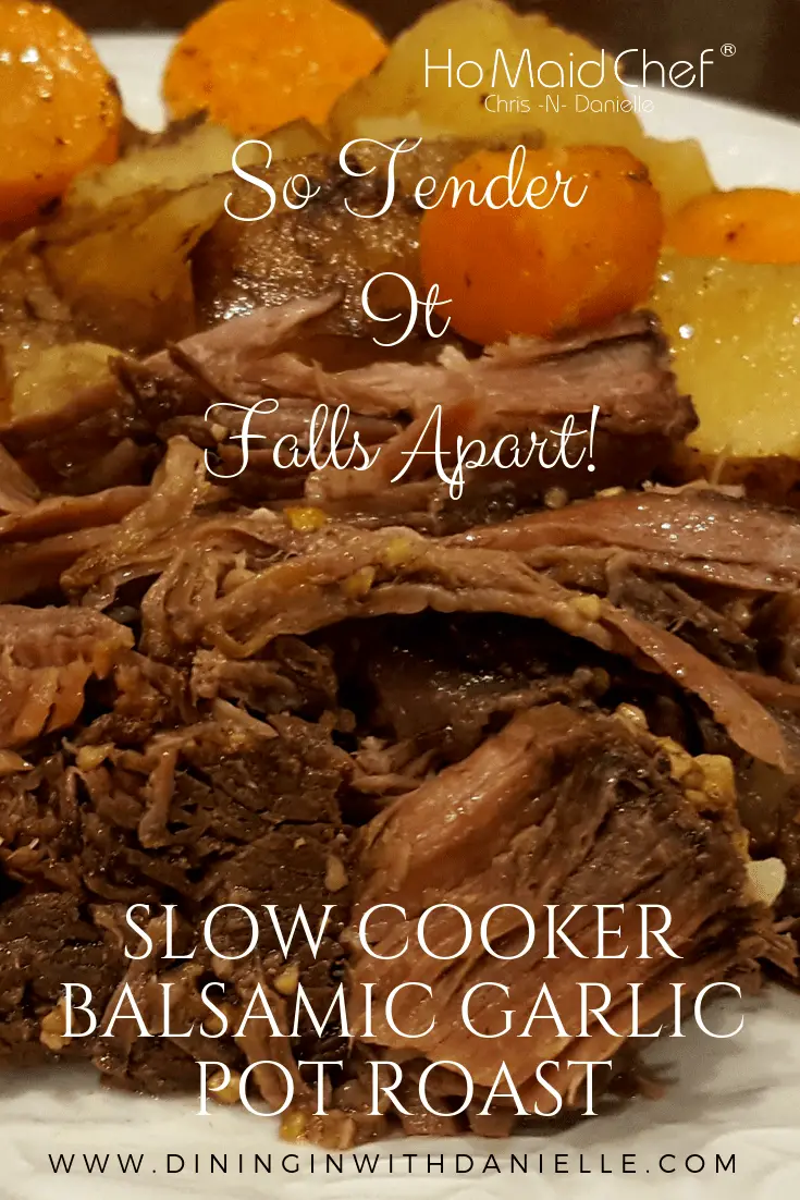 Crock Pot Pot Roast so Tender it Falls Apart - Dining in with Danielle