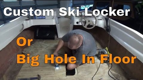 Boat Ski Locker Install In Rebuilt Floor - Chris Does What