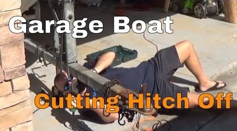 Cut Boat Trailer Hitch - Chris Does What