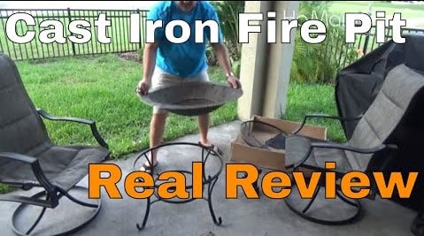 Review Cast Iron Fire Pit - Chris Does What