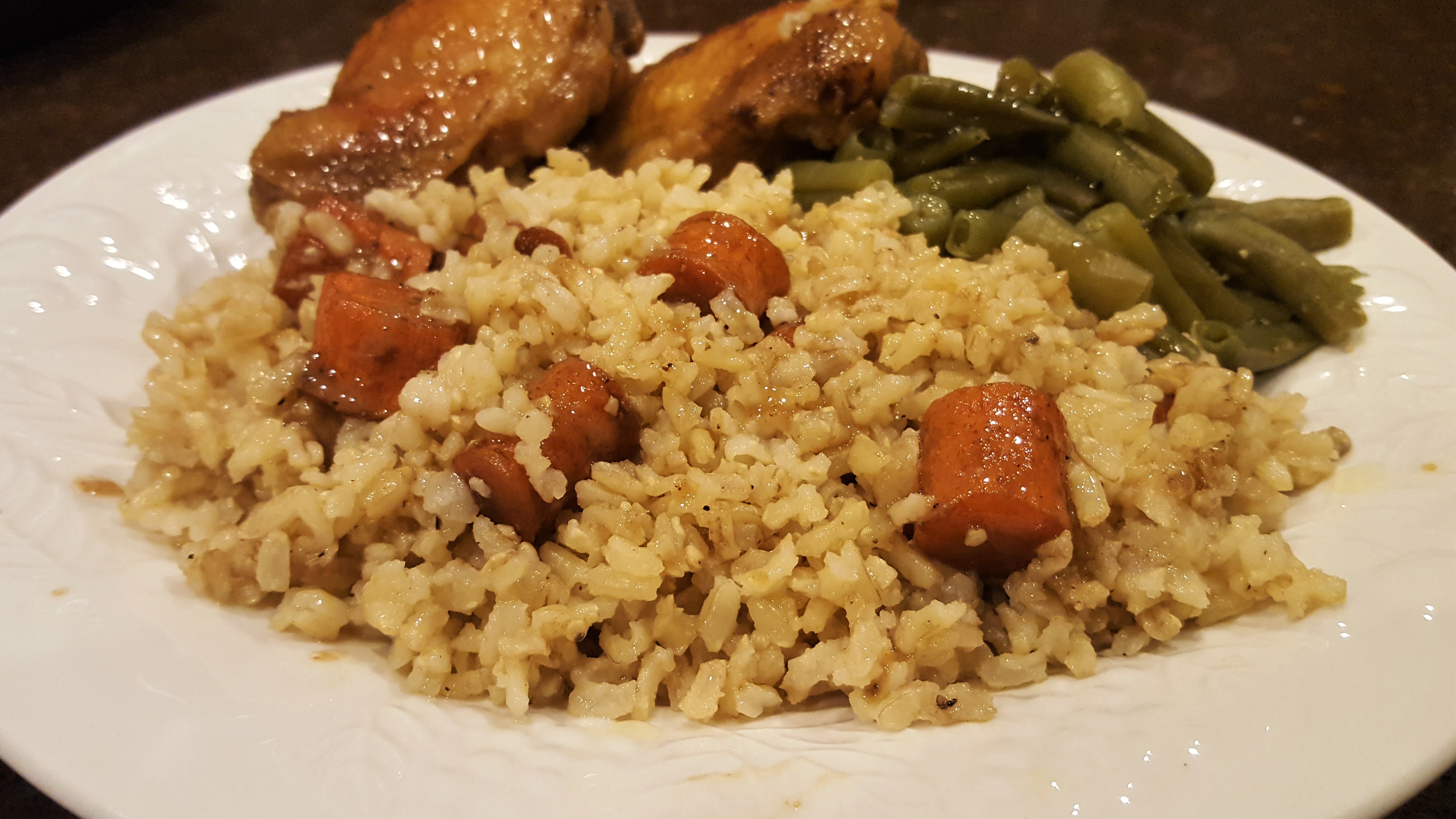 Delicious Roasted Sweet Carrots With Garlic Brown Rice! Carrots and Brown Rice - Dining in with Danielle