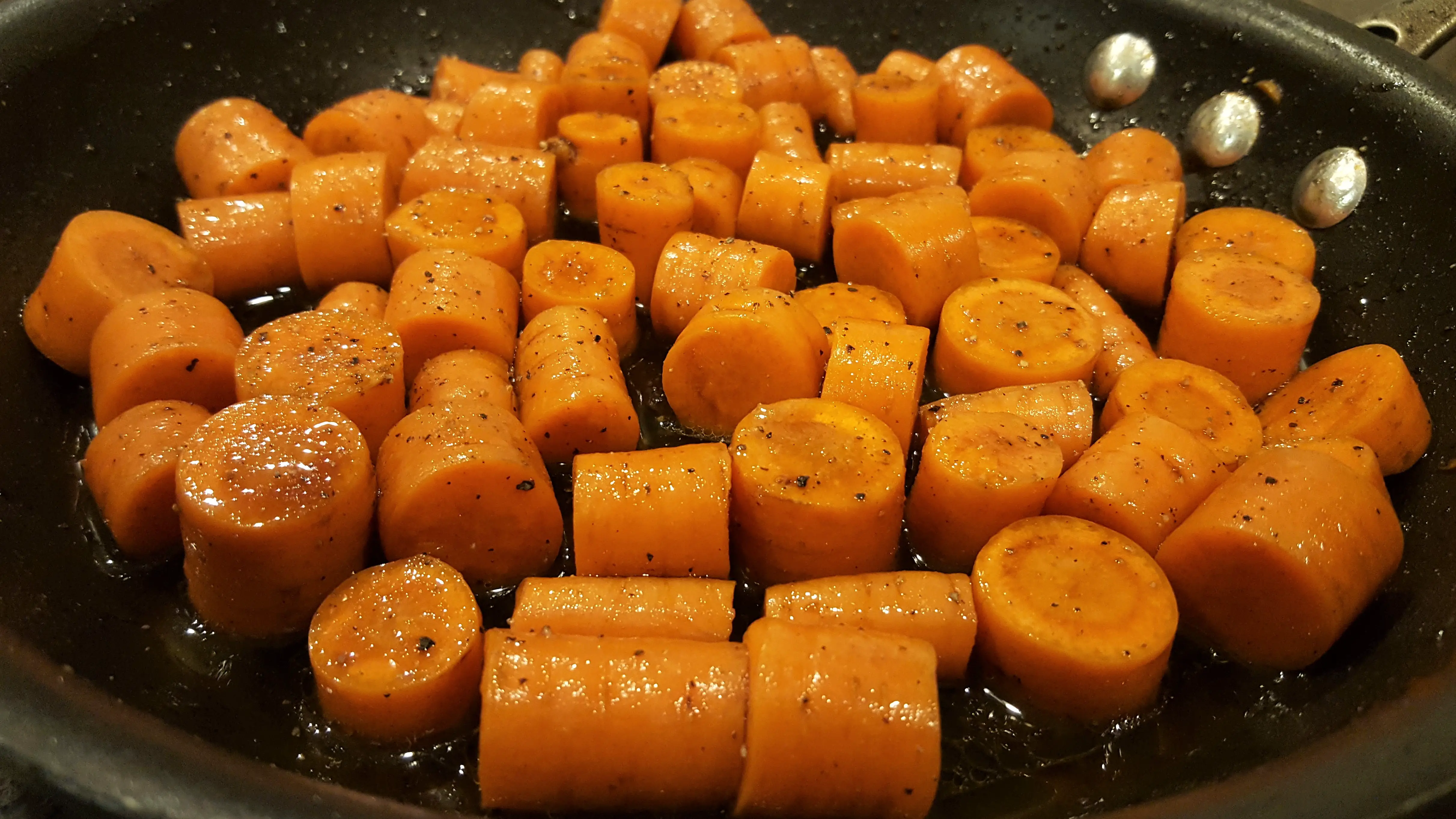 Carrots marinated in Balsamic Vinegar and ready to be roasted - Dining in with Danielle