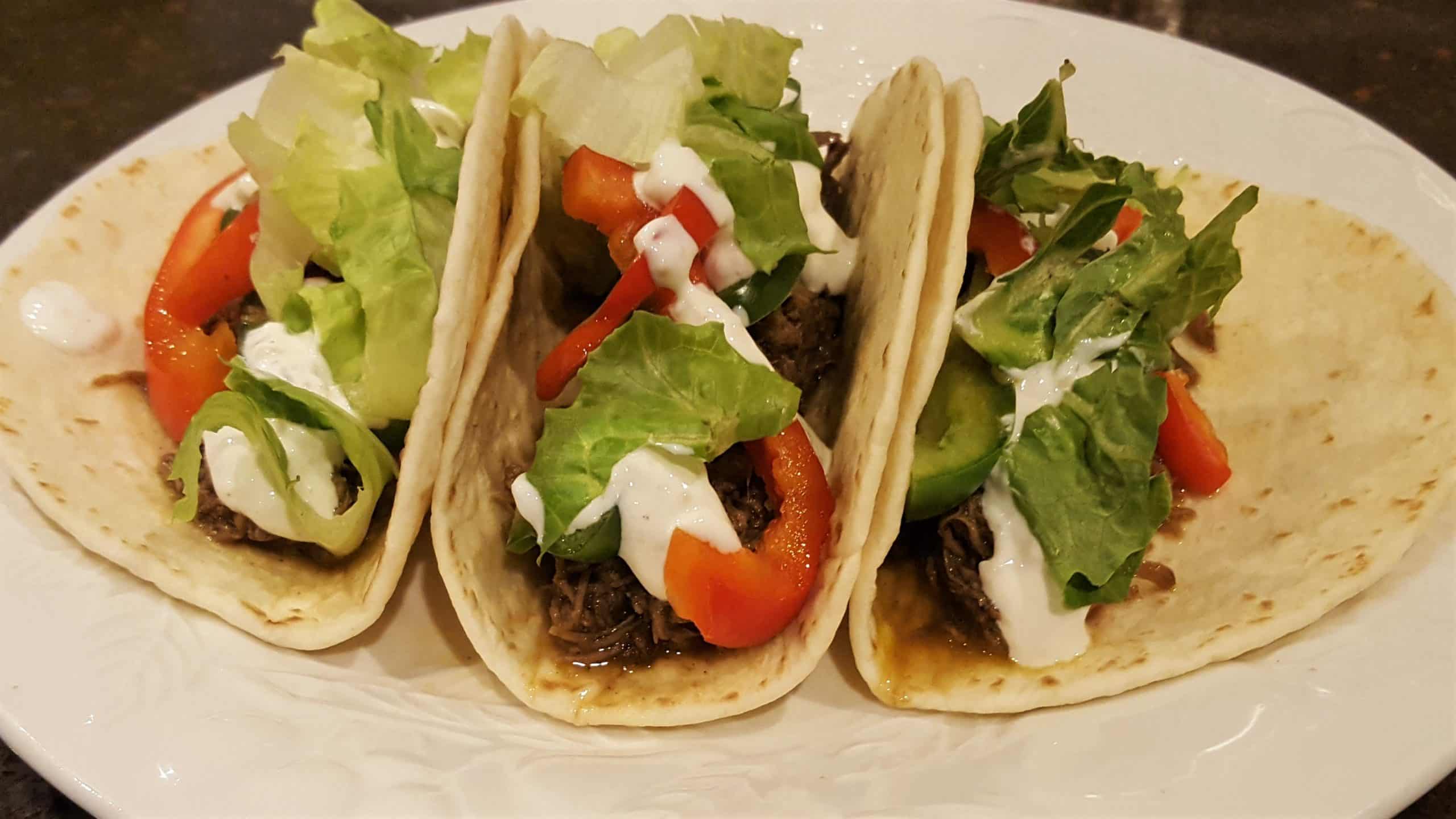 Crock Pot Beef Street Tacos - Dining in with Danielle
