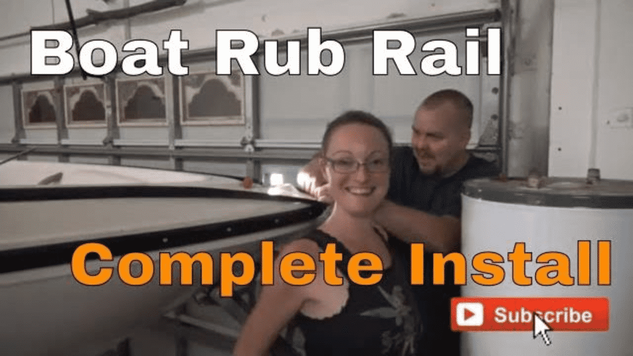 Install Reuse Boat Rub Rail EP #28 Bayliner Bowrider 175 - Chris Does What