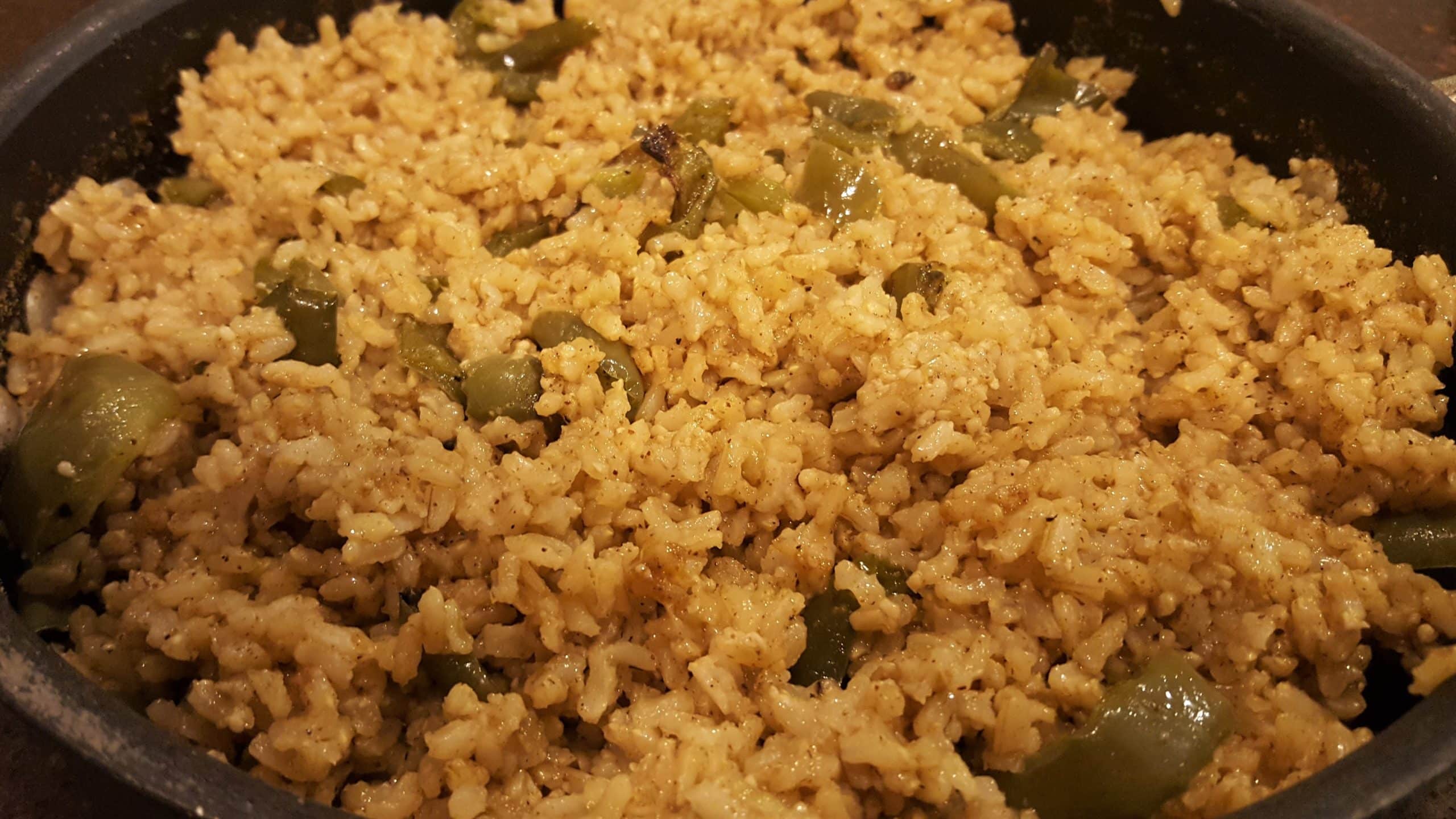Vegetarian Brown Rice - Dining in with Danielle