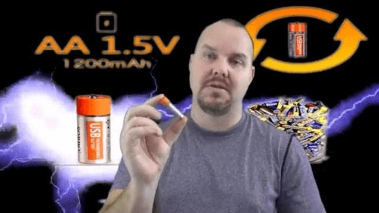 Review Lithium AA Rechargeable USB Battery - Chris Does What
