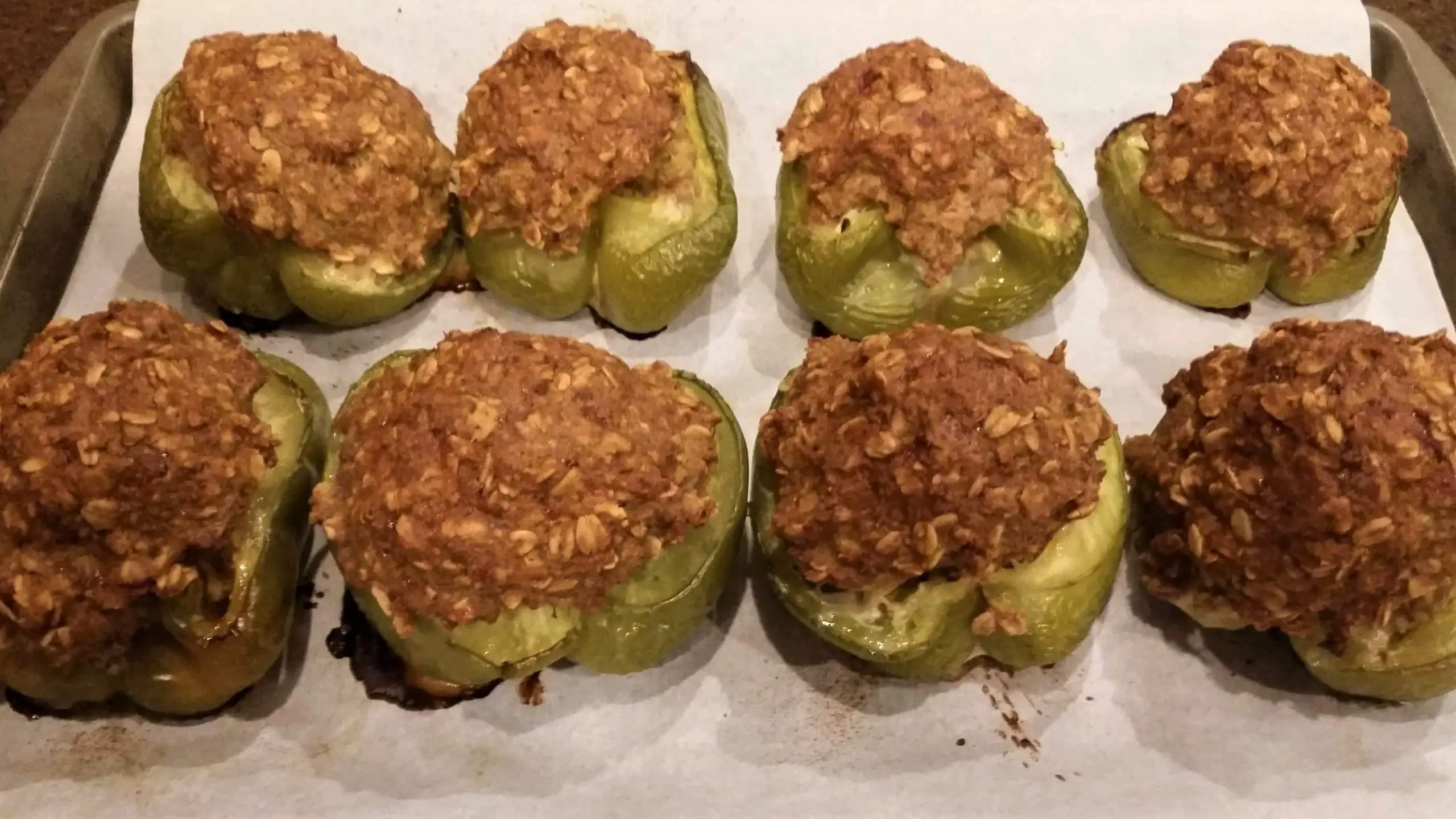 Taco Turkey Meatloaf Stuffed Bell Peppers after Baking - Dining in with Danielle