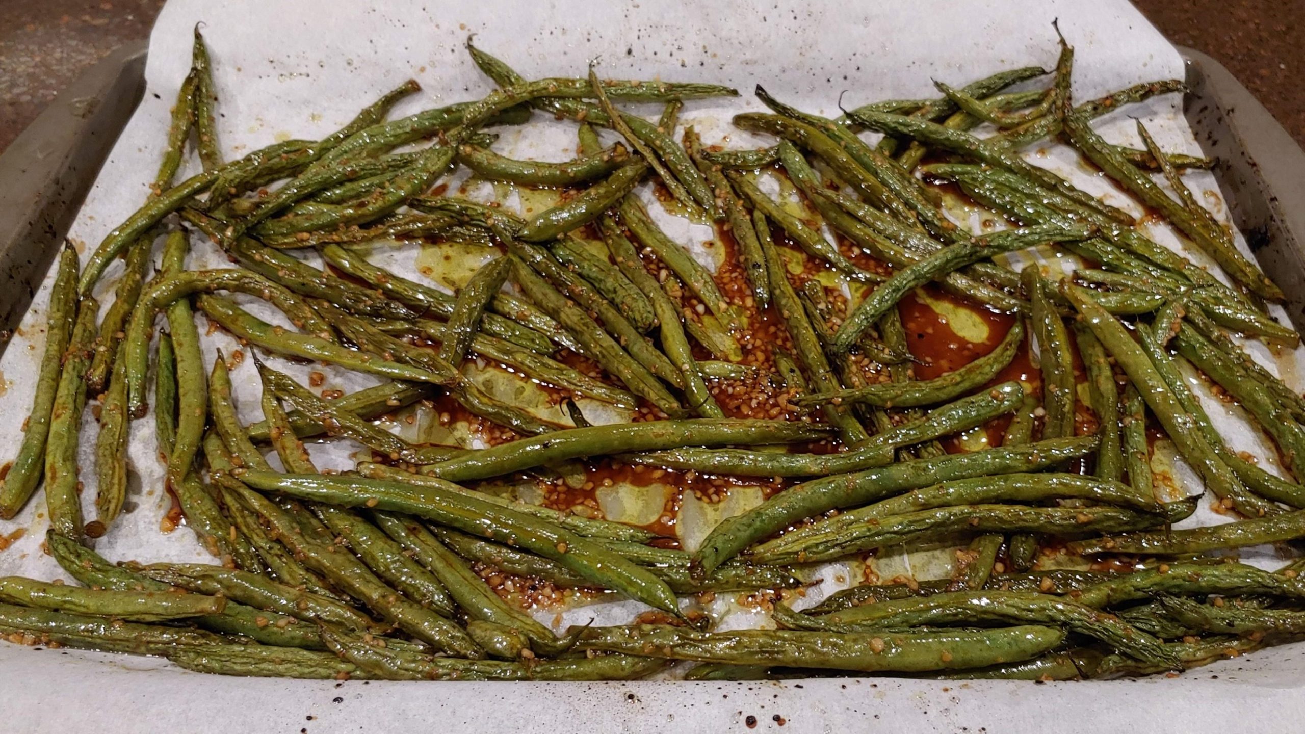 Fresh Green Beans Roasted in the Oven - Dining in with Danielle