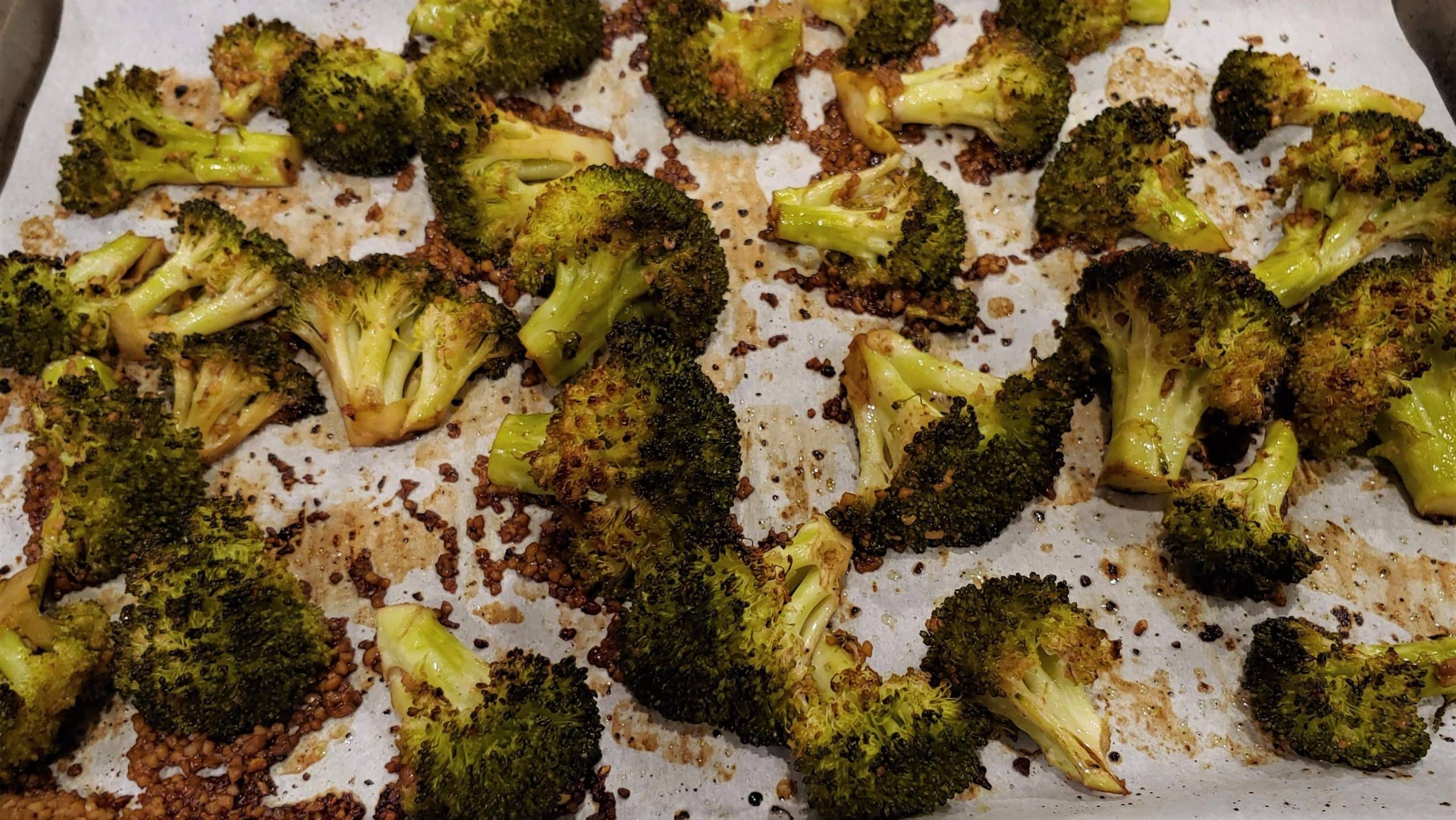 Delicious Sweet Roasted Fresh Broccoli! Roasted Vegetables - Dining in with Danielle