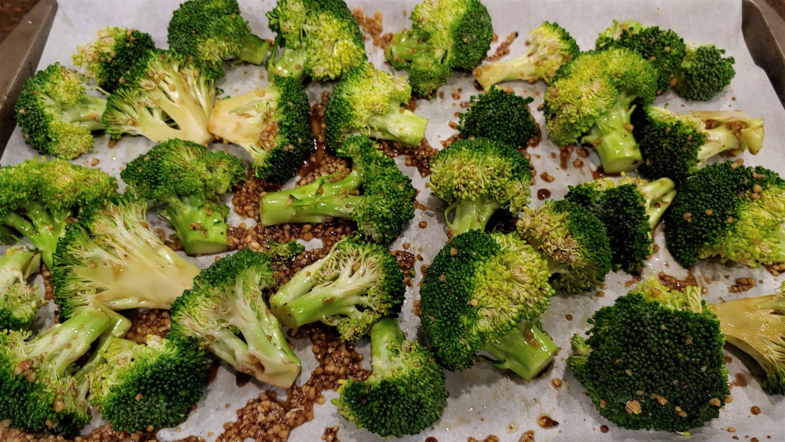 Roasted Broccoli with Balsamic Vinegar and Garlic - Dining in with Danielle
