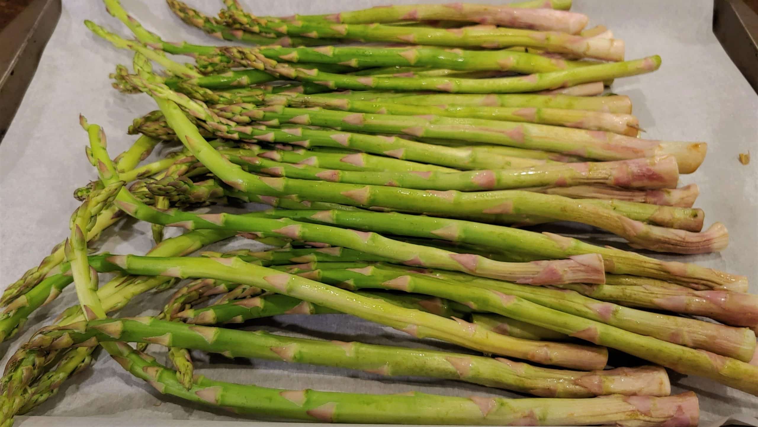 Fresh Asparagus Spears before Marinade! Fresh Asparagus Spears - Dining in with Danielle
