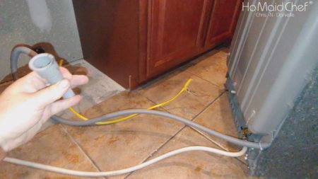 Install dishwasher with a garbage disposal - Chris Does What