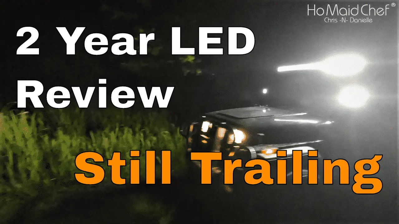 Jeep LED Curve Light Bar & Pod Lights 2 Year Review - Chris Does What