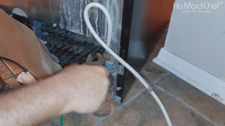 Removing a Refrigerator with a water line - Chris Does What
