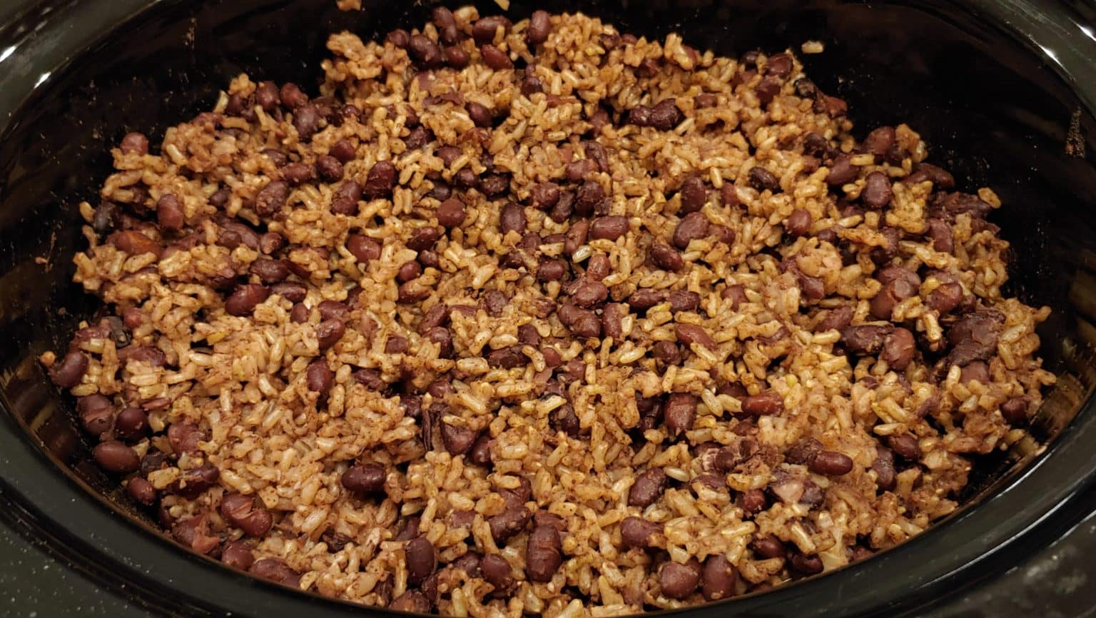 Slow Cooker Black Beans and Rice Dining in with Danielle