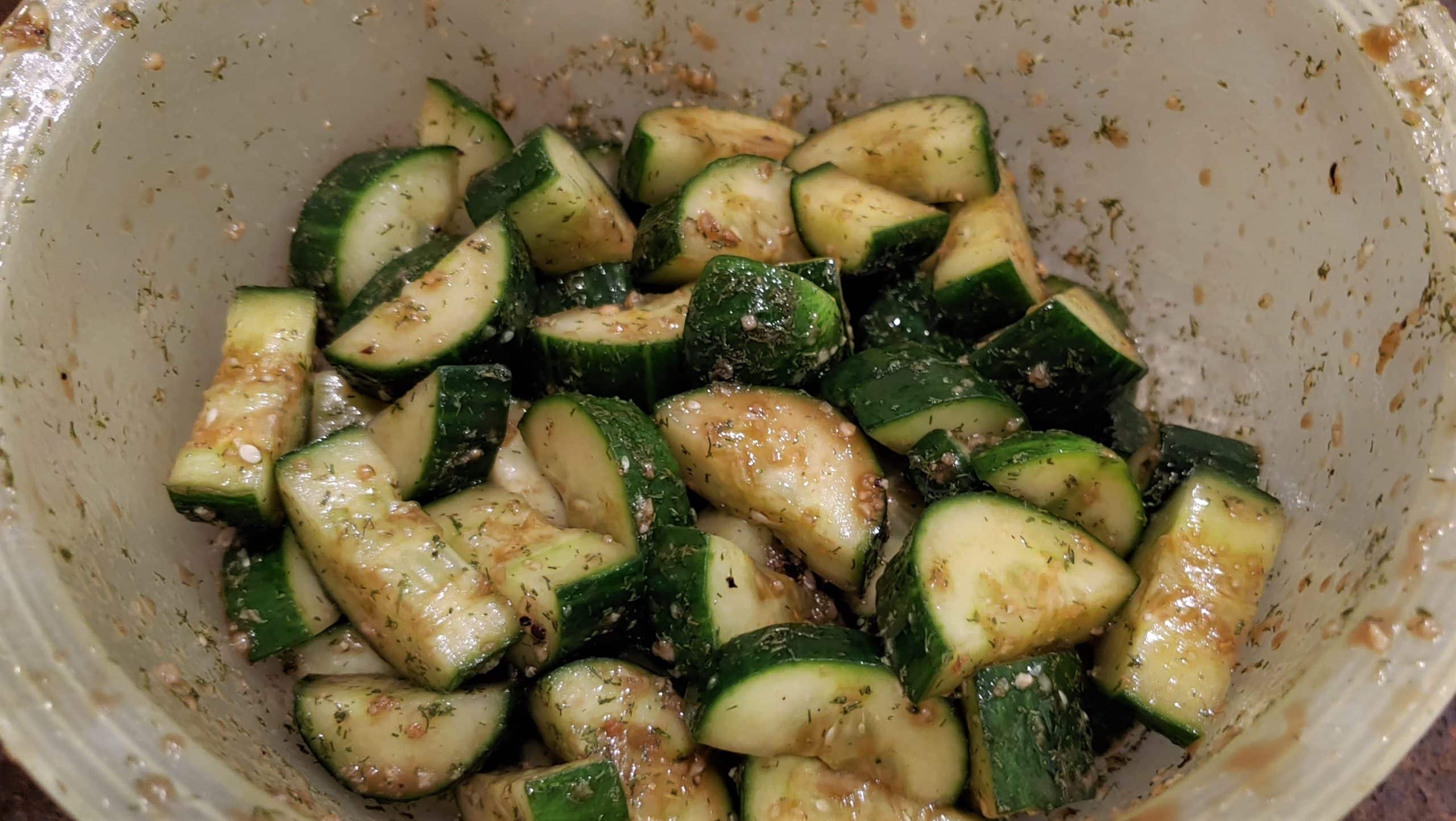 All Ingredients mixed up before Marination!