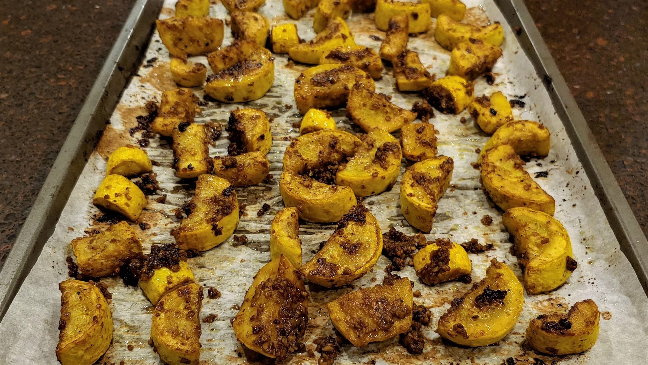 Yellow Squash roasted - Dining in with Danielle
