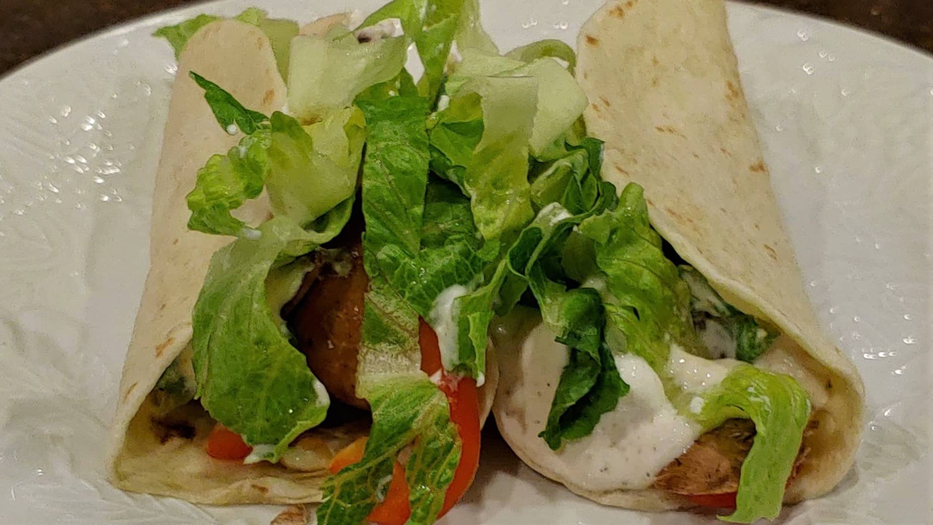 Creamy Yogurt Horseradish Sauce Smothered Over Sausage Burritos! Horseradish Sauce - Dining in with Danielle
