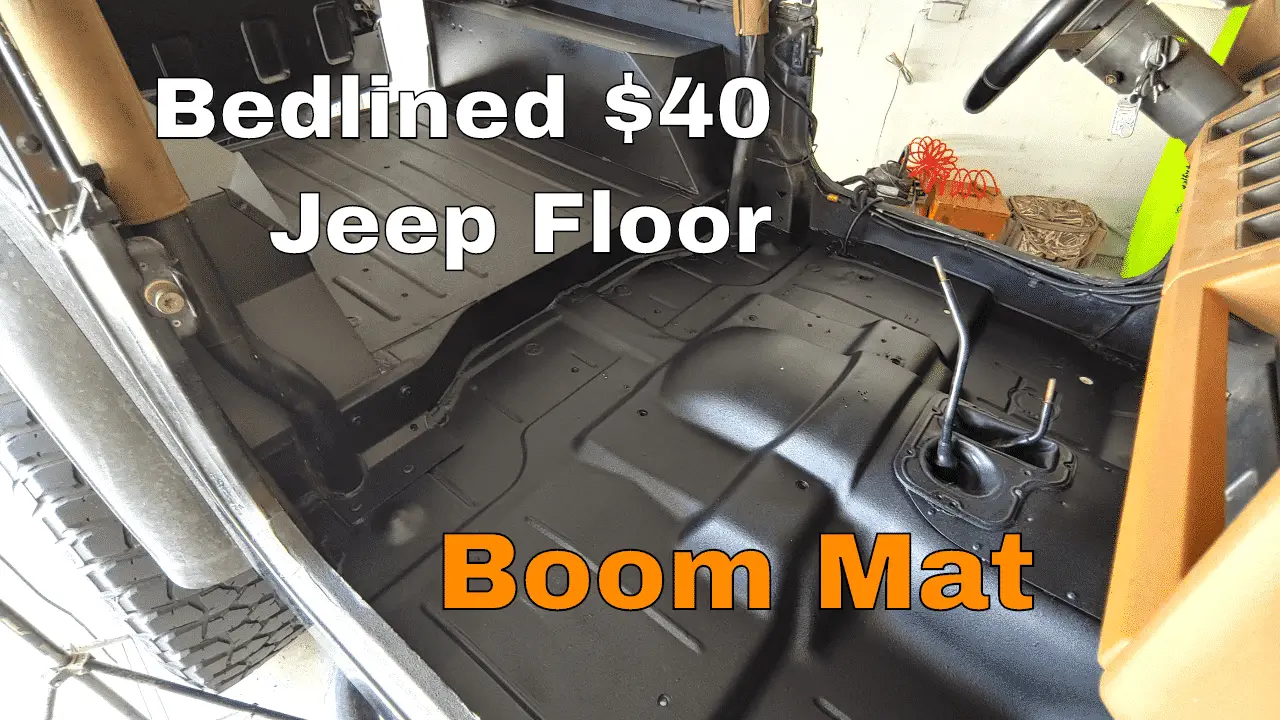 Reduce Floor Heat & Road Noise With Boom Mat Jeep Mods E34 - Chris Does What