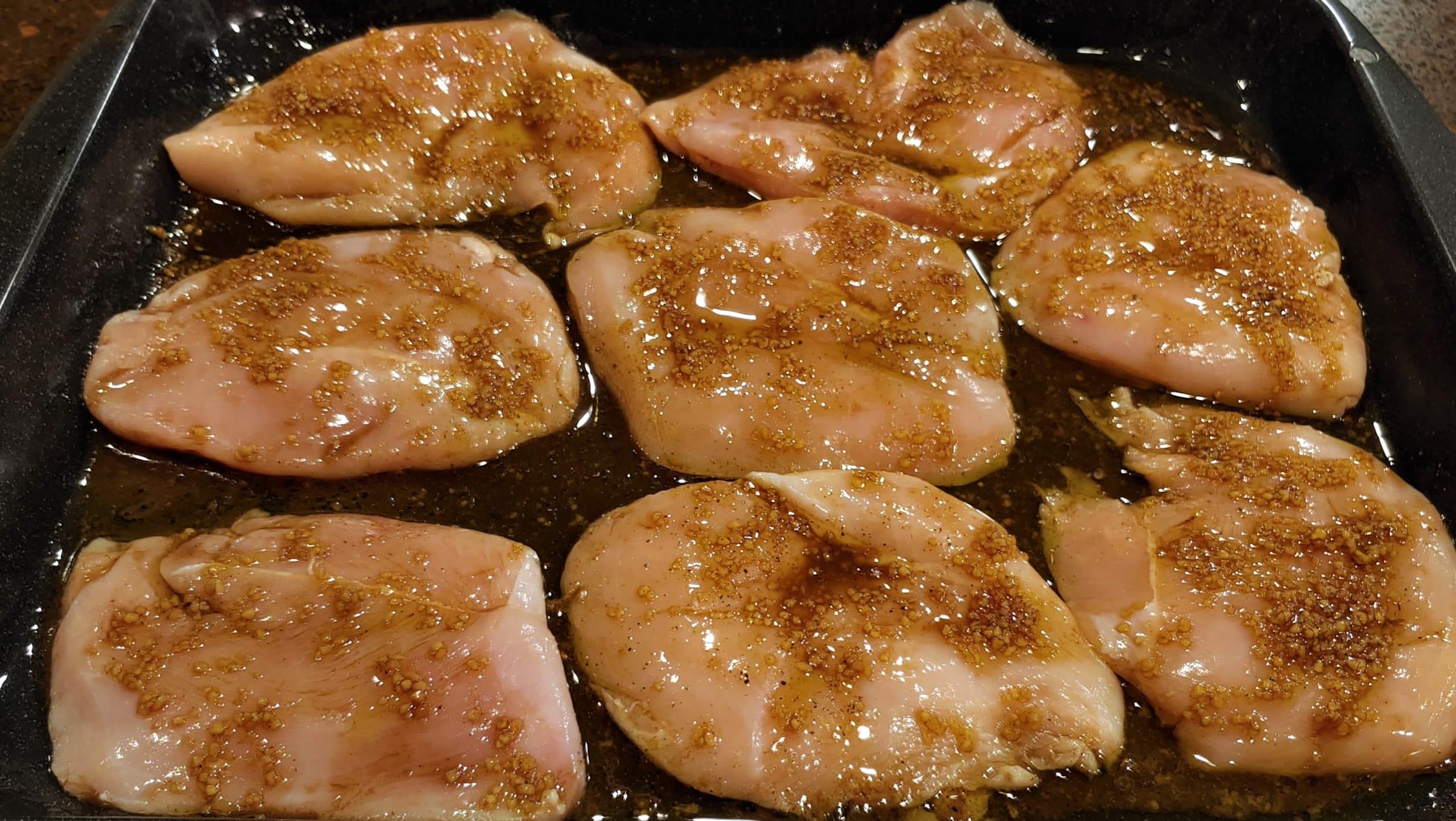 Balsamic Marinade over Chicken Breasts - Dining in with Danielle