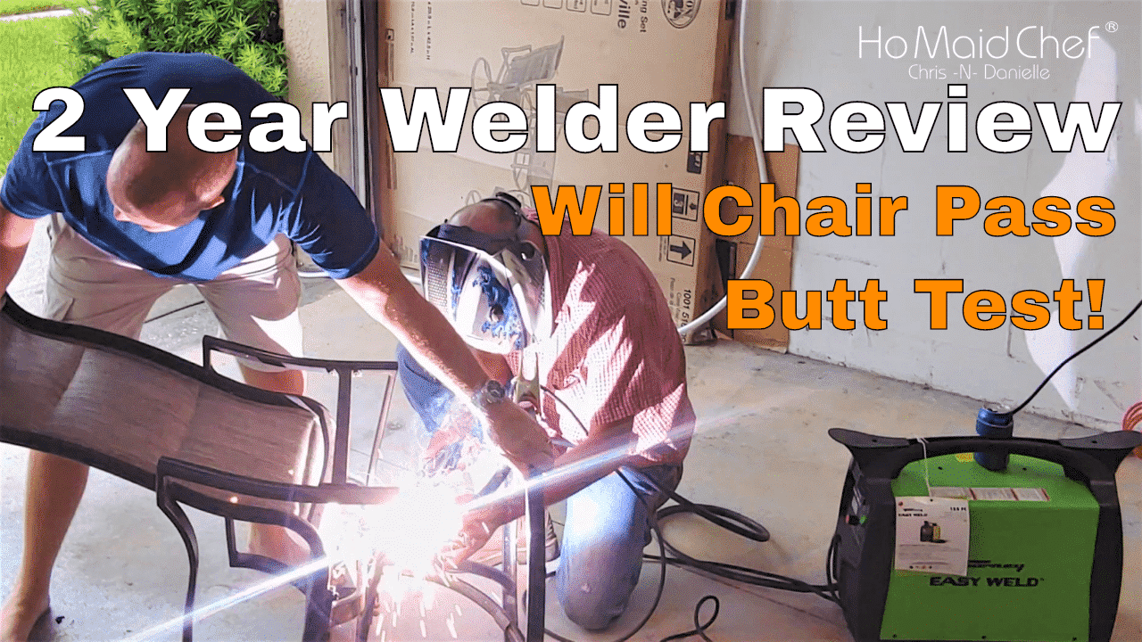 Welding With Forney Easy Weld Flux Core Welder, 120-Volt, 125-Amp - Chris Does What