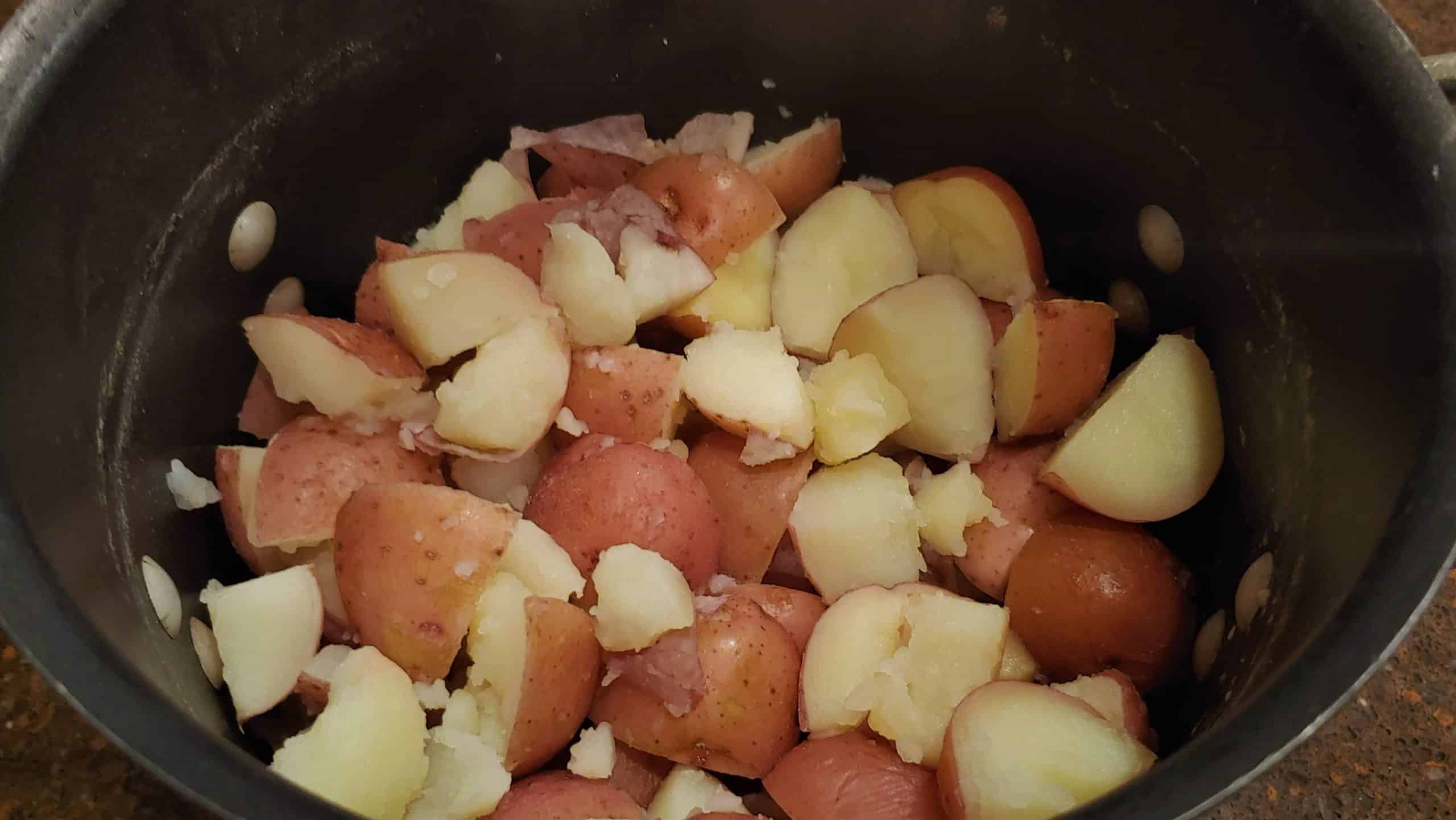 Boiled red potatoes - Dining in with Danielle