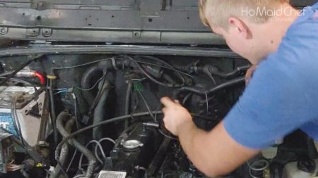 Getting the engine wiring in the right spot for our Jeep - Chris Does What