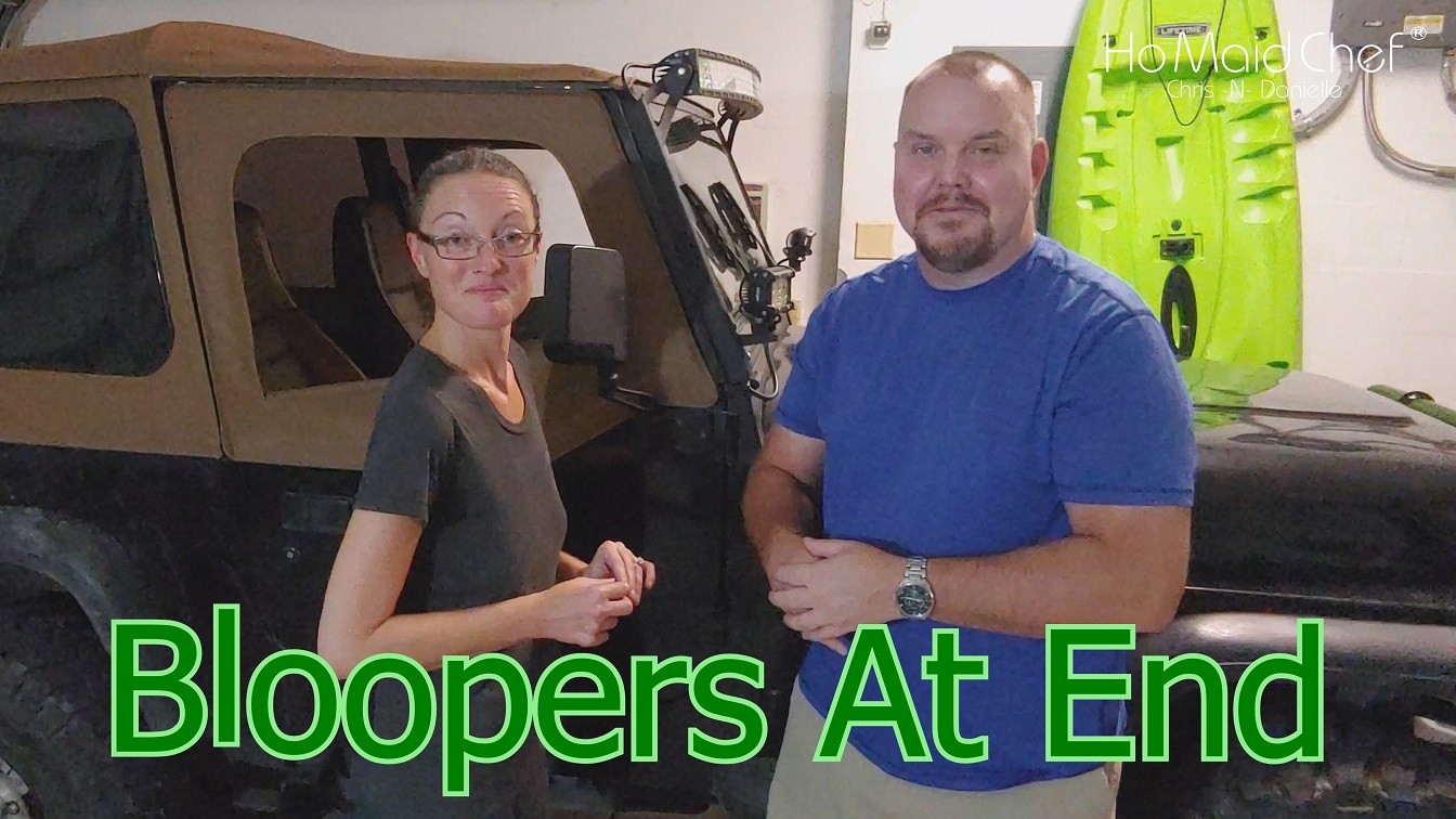 In video Bloopers working on Jeep Wrangler