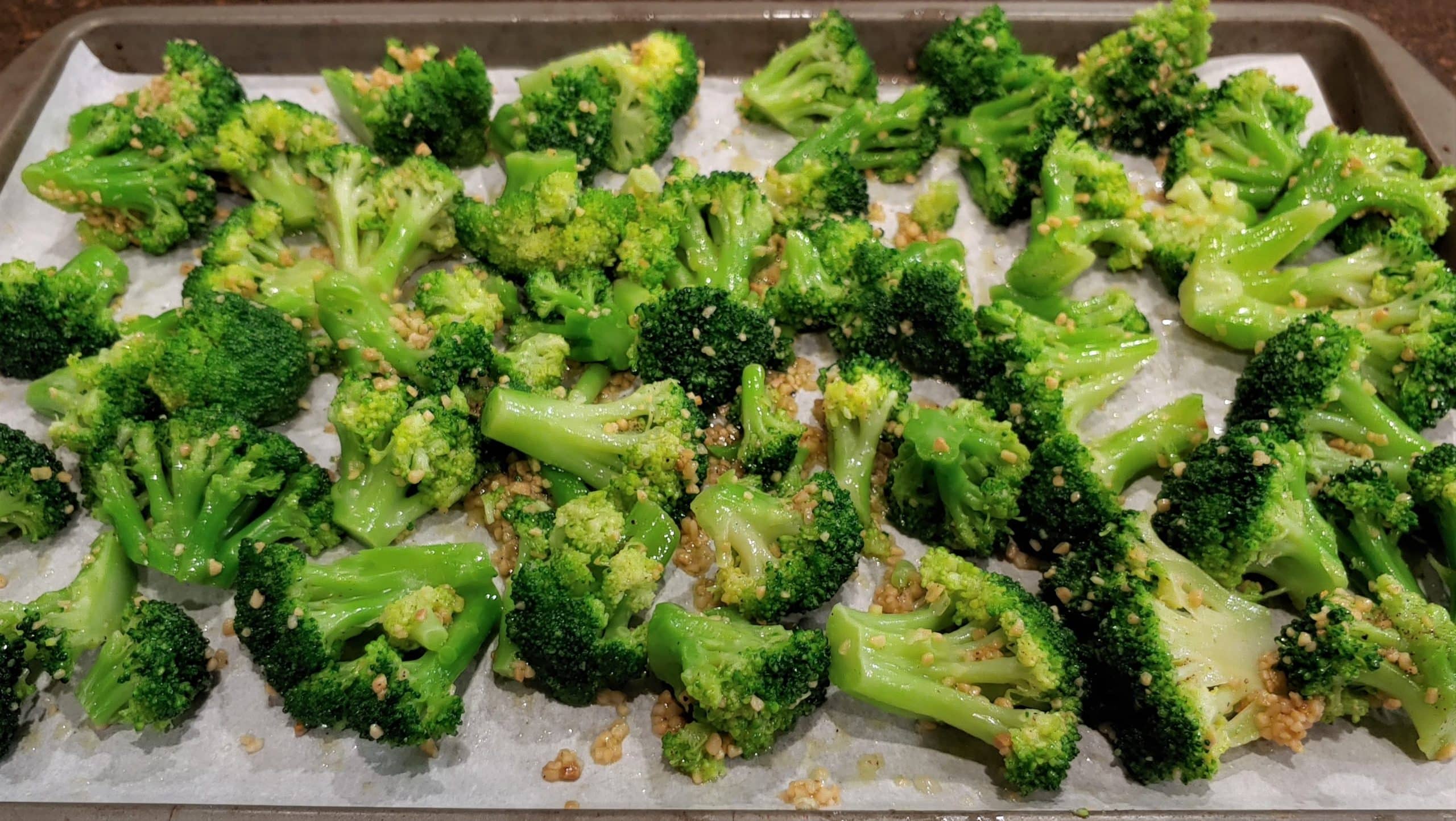 Roasted Broccoli with cheese - Dining in with Danielle