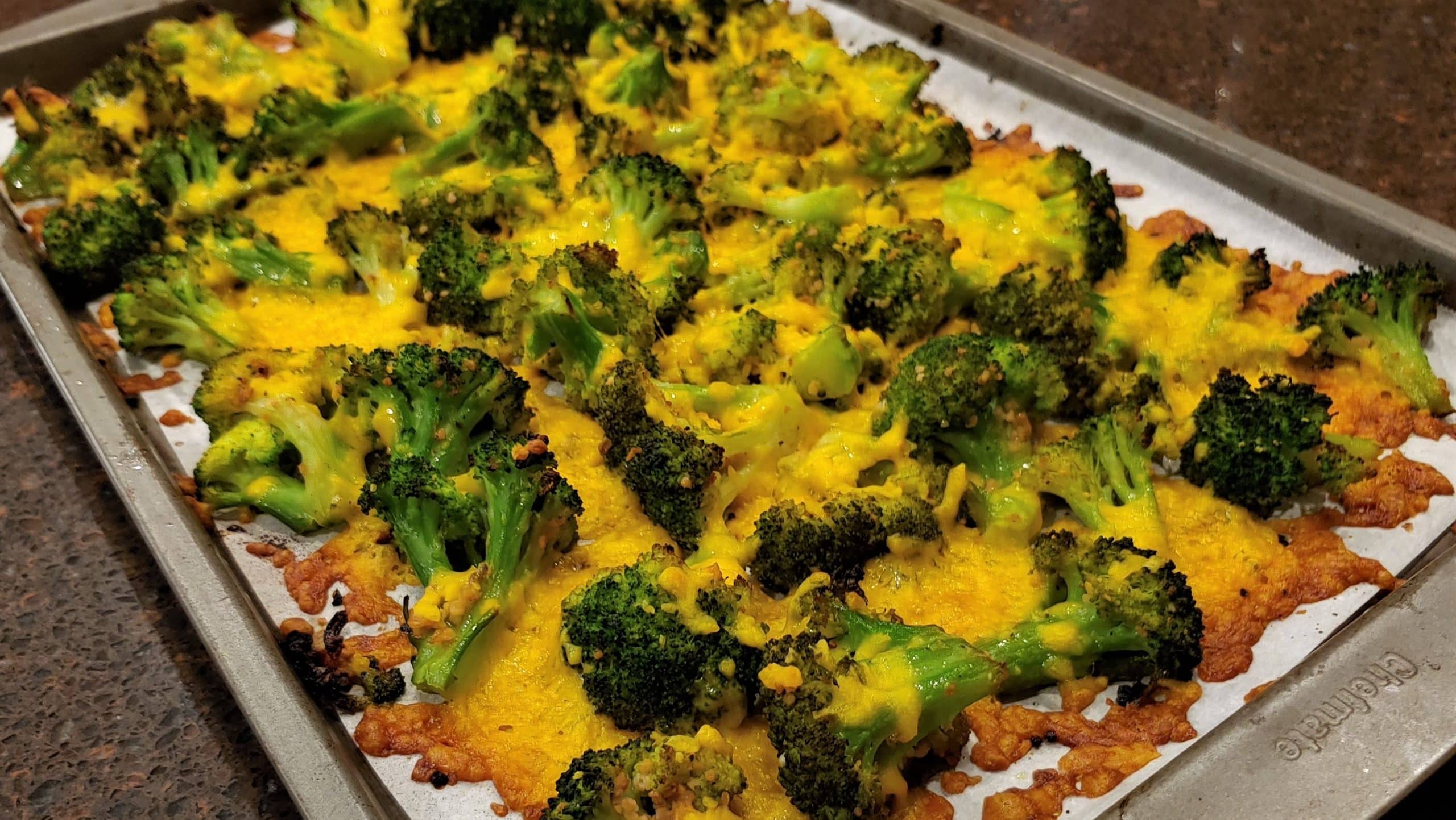 Roasted Cheesy Garlic Broccoli! Roasted Broccoli - Dining in with Danielle