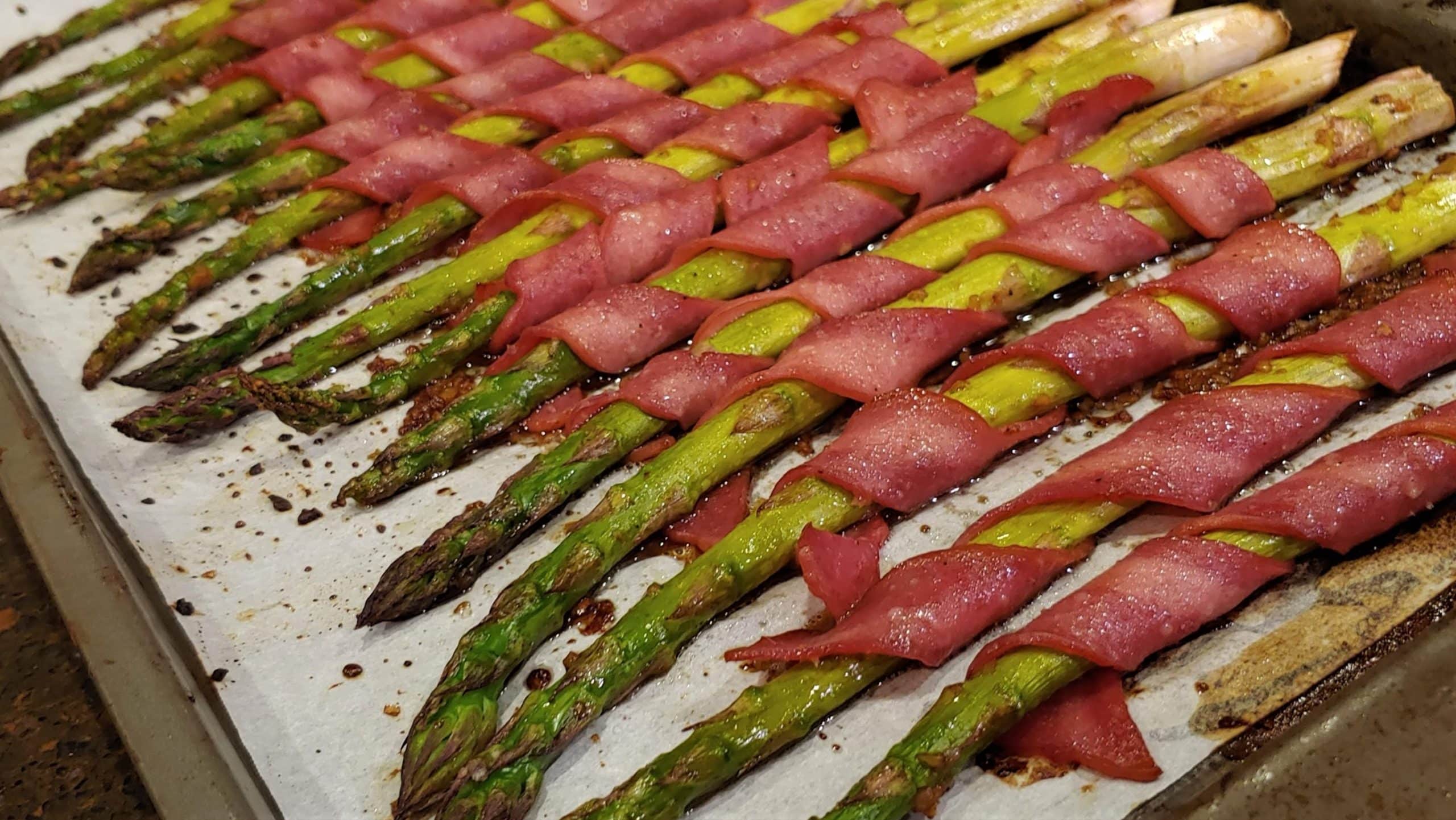 Delicious Bacon Wrapped Asparagus Roasted! Bacon Asparagus - Dining in with Danielle