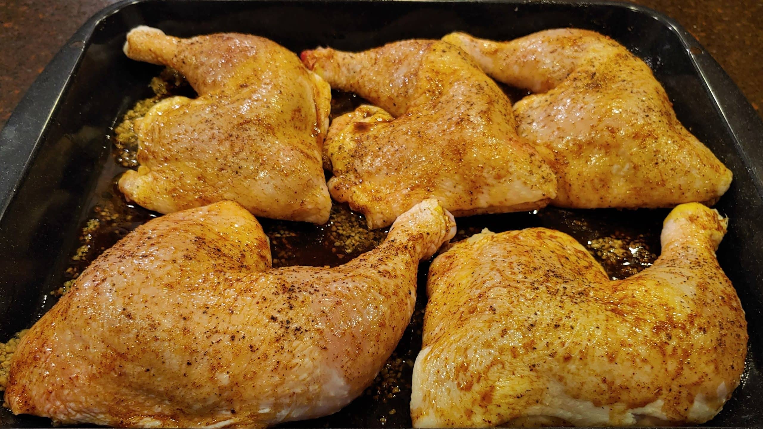Marinated Tex Mex Chicken Quarters - Dining in with Danielle