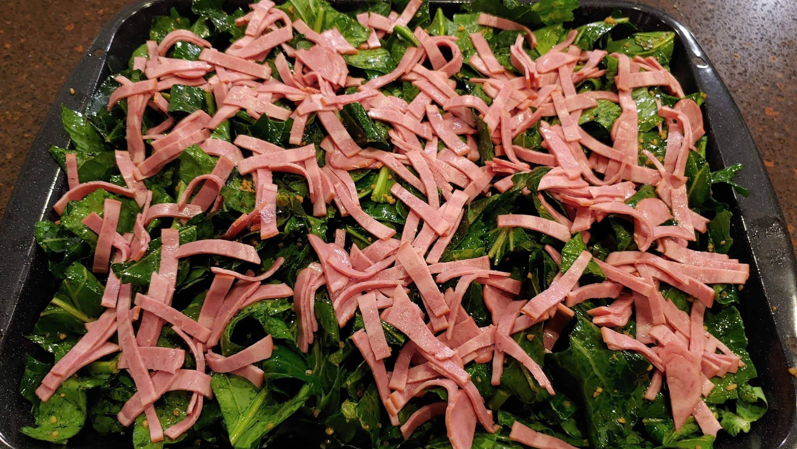 Ready for the Oven! Collard Greens Oven Roasted - Dining in with Danielle