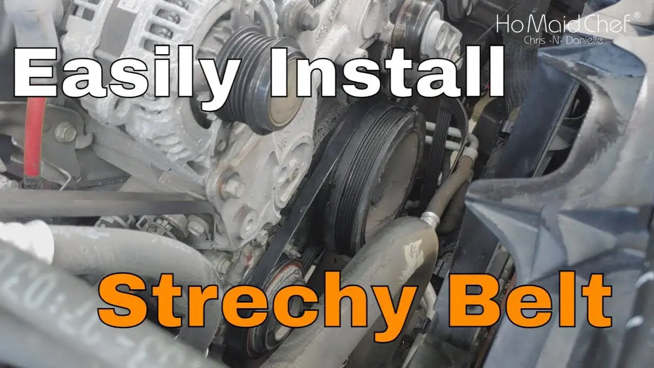 How to install a stretch belt, replacing the AC Belt for GM 2014 to 2020 - Chris Does What