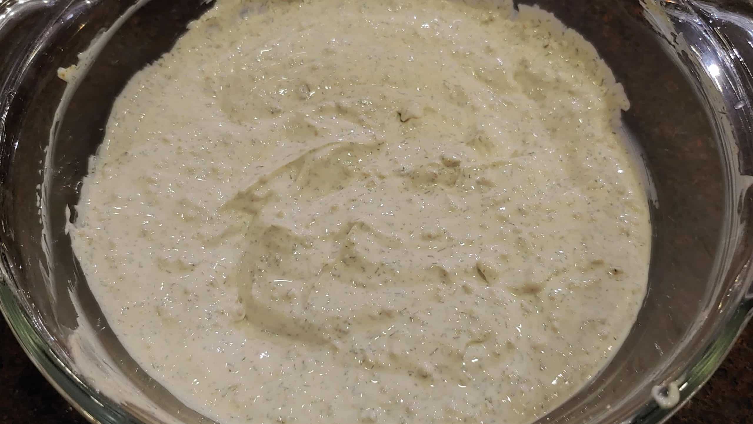 sour cream dip - Dining in with Danielle